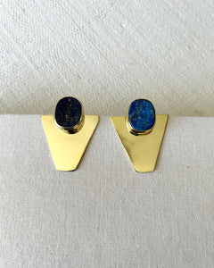 Aretes T Lapislazuli