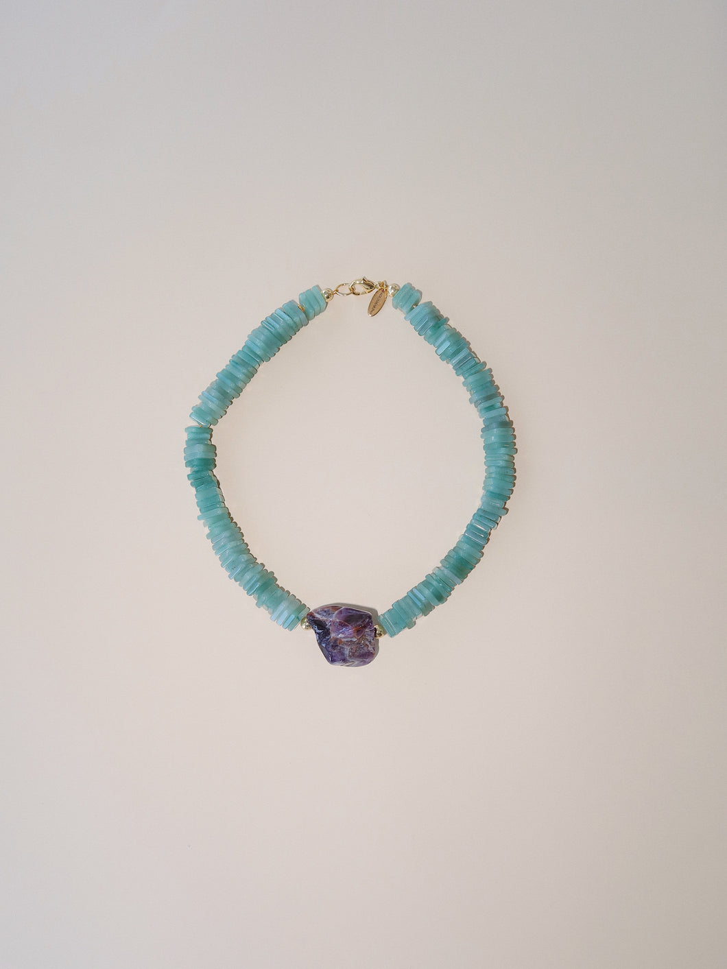 Collar aventurina y amatista