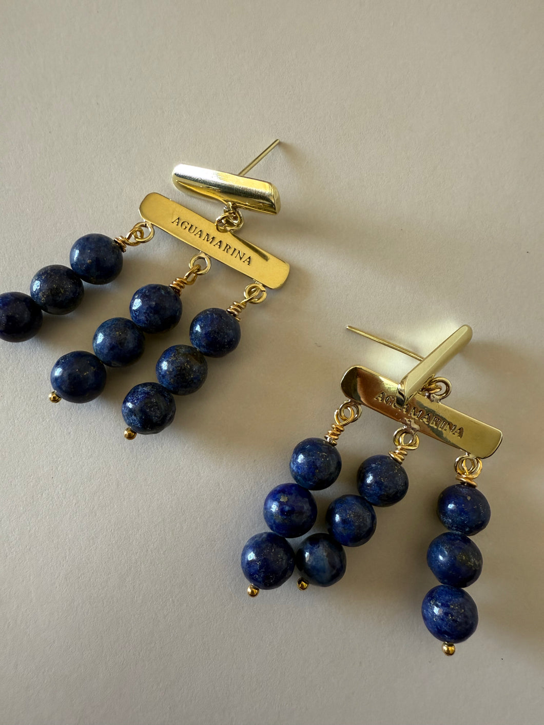 Aretes Lapislazuli