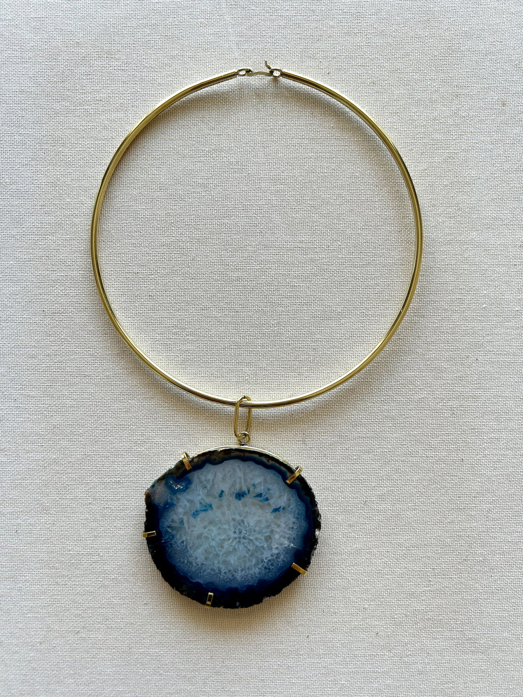 Gargantilla Agata Azul.