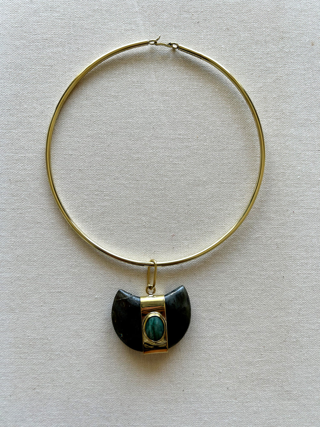 Gargantilla Labradorita y Amazonita.