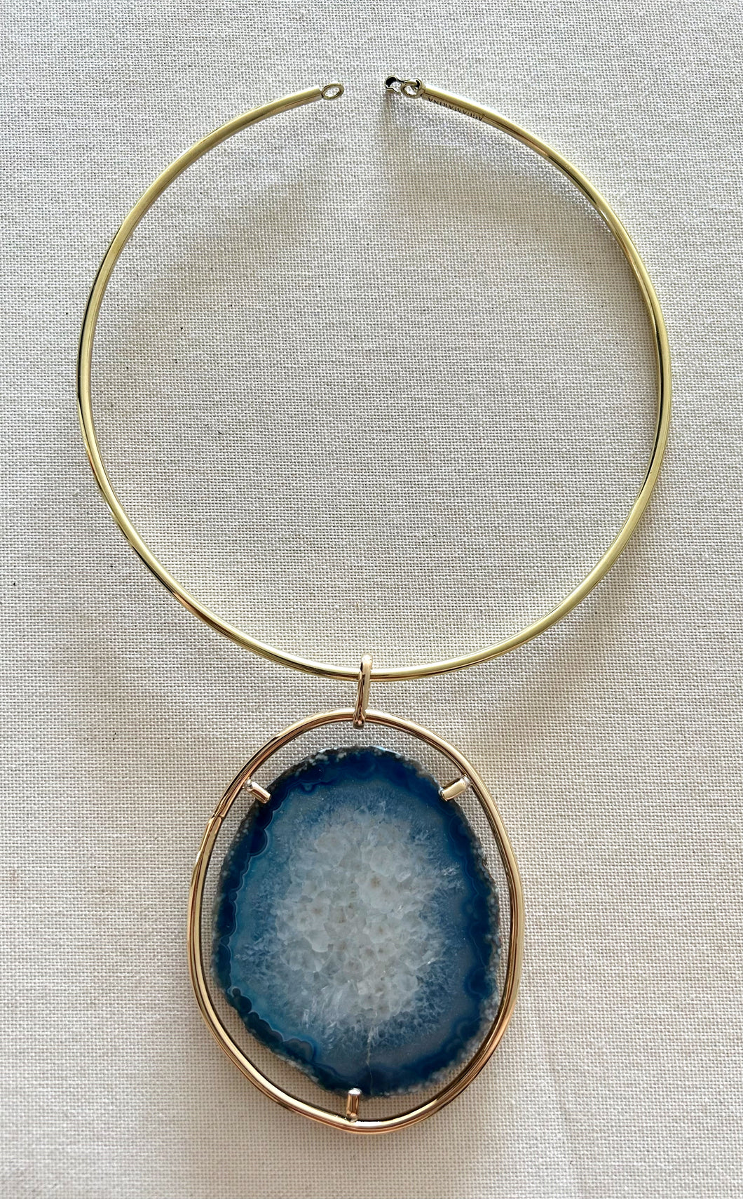 Gargantilla Agata Azul