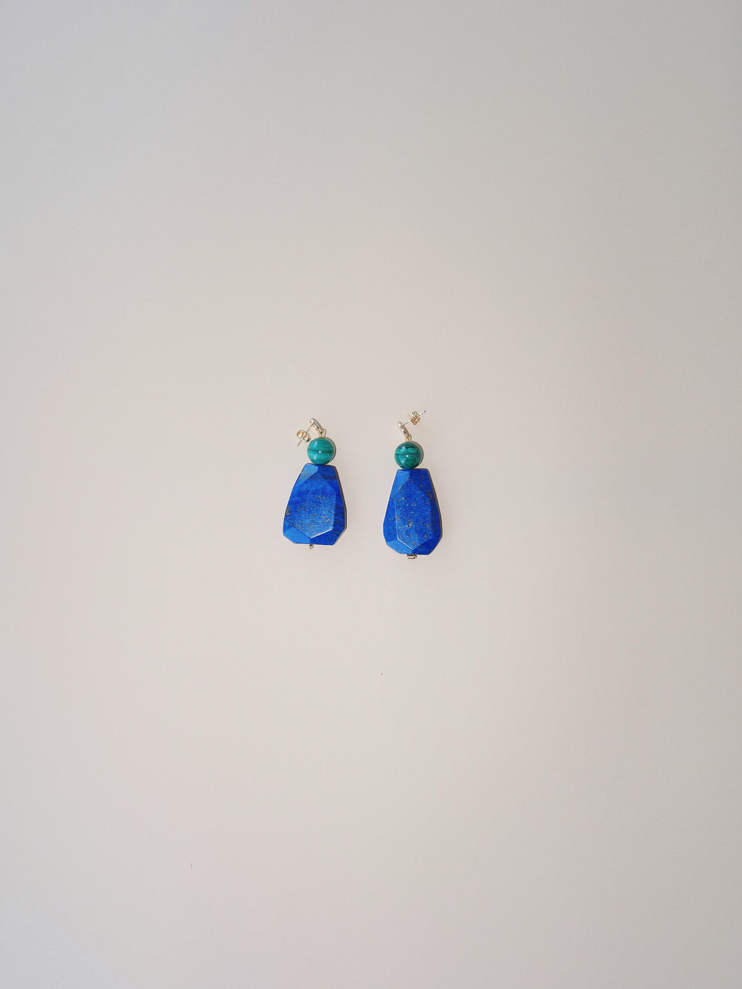 Aretes Lapislazuli malaquita