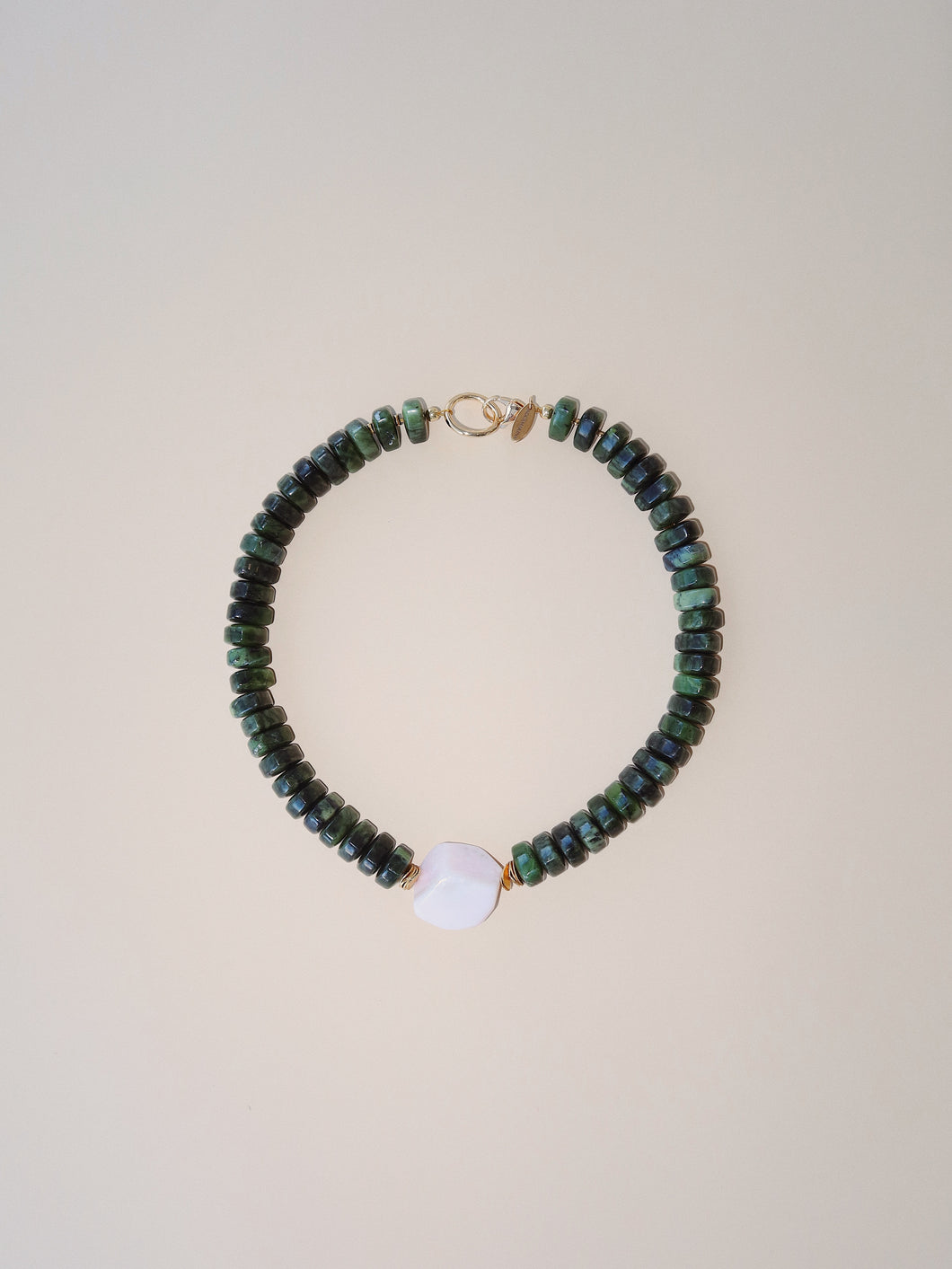 Collar Serpentina opalo